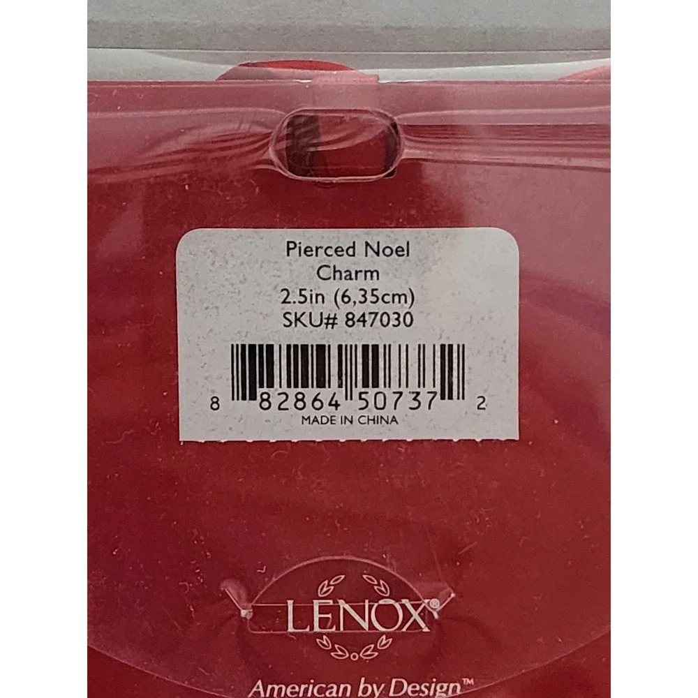 Lenox Charm Noel Christmas Ornament‎ 2.5